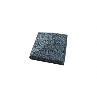 Gumová nábehová hrana rohová - čierna