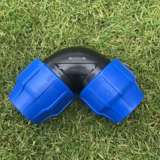 PP koleno na PE potrubie Ø63mm