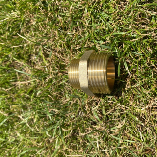 Mosadzná redukcia 1/2" VOZ - 3/4" VOZ