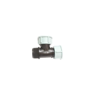 Holendrový T-kus Swivel 1" 2x VNZ - VOZ