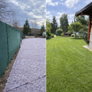 Trávnikový koberec GRASSTEX®, trávnik, ktorý založí každý sám! 2,1x25m