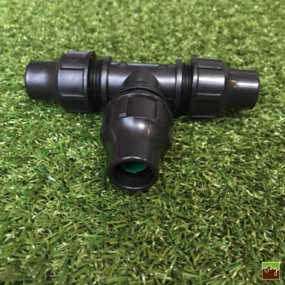 Skrutkovací T-kus Ø16mm