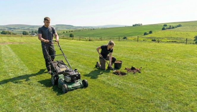 Príprava podkladu pod zatrávňovaciu rohož Grassroll