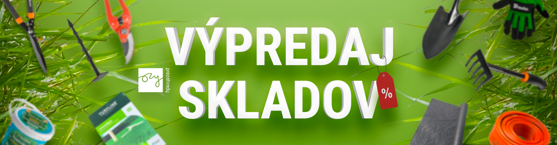 banner jesenný výpredaj skladov