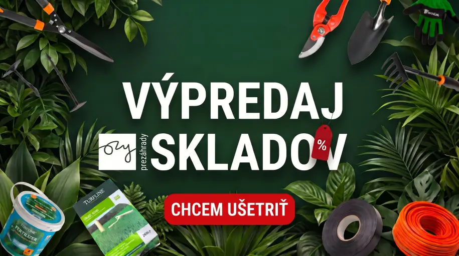 Banner upozorňujúci na jesenný výpredaj