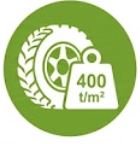 Vysoká nosnosť do 400 t/m²