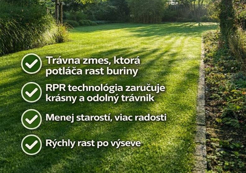 samoregeneračný trávnik Barenbrug RPR Lawn detail a výhody